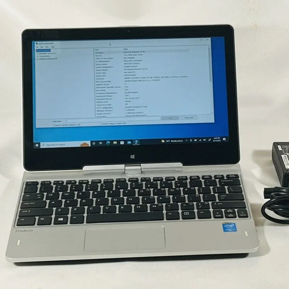 HP EliteBook Revolve 810 i5-5300U 8GB RAM 120GB SSD Win10 Pro Touch Screen